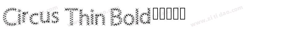Circus Thin Bold字体转换